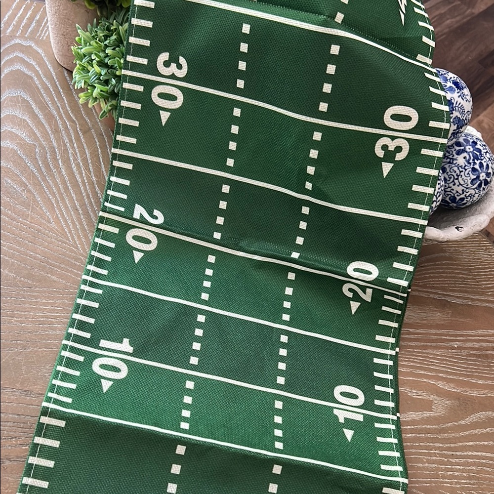 NEW! 🏈 Fall Football Field Table Runner - Picture 4 of 6